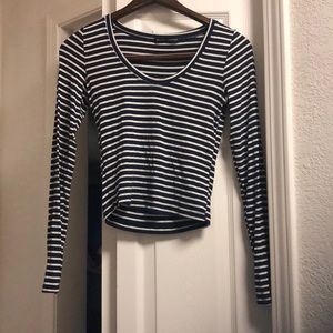 Long sleeve striped tee